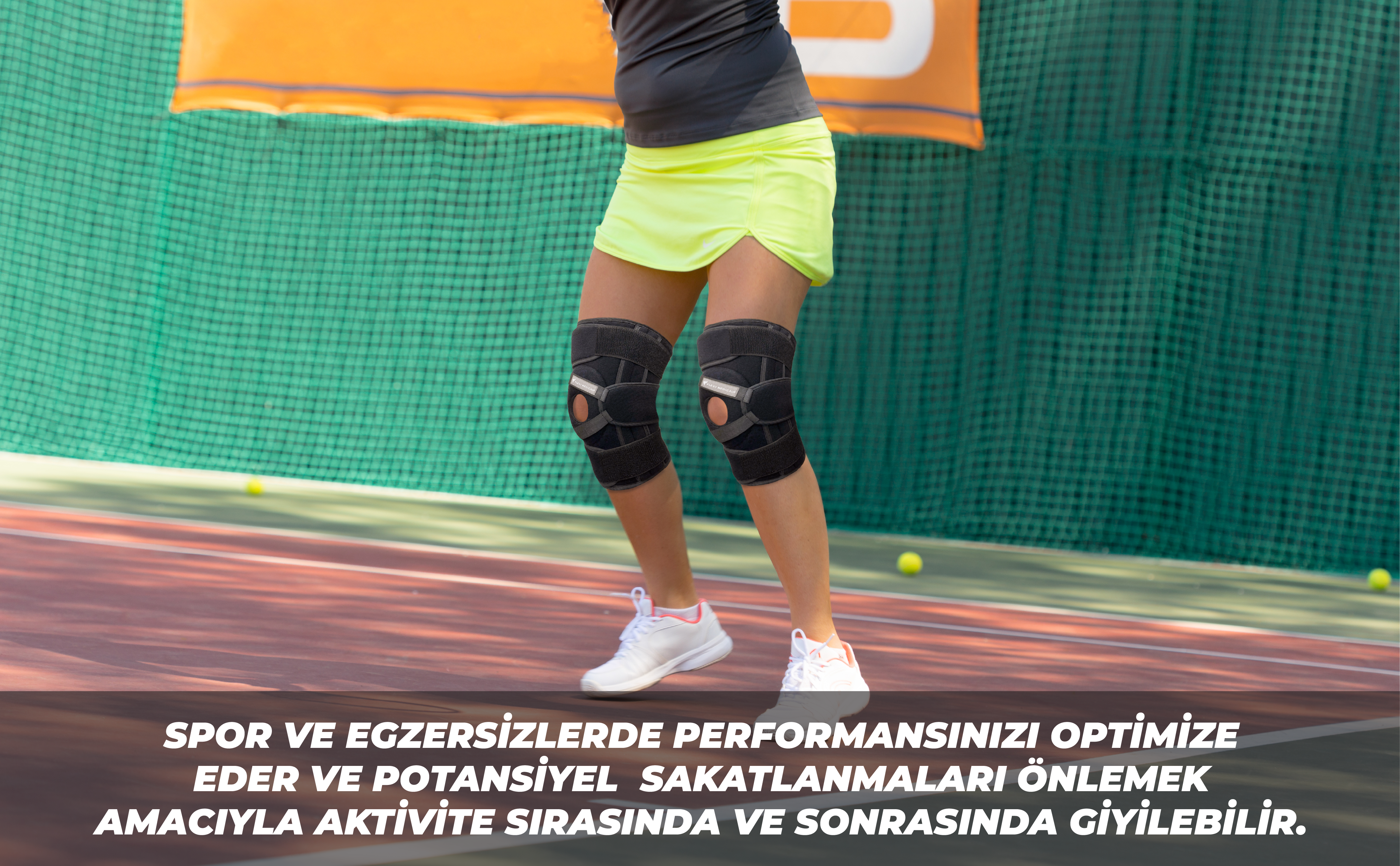 FlexyActive&trade; Diz Ağrısı i&ccedil;in Silikon Patella Ligament Destekli Ayarlanabilir Dizlik, Menisk&uuml;s Yırtığı, Artrit, Diz Ağrısı, Eklem Ağrısı, Bağ Yırtılması, Kas ve Eklem Koruması Sağlar